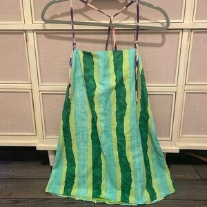 Zara Green and Blue Dress